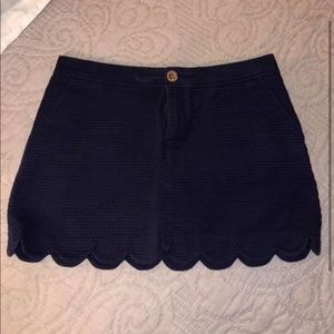 Lilly Pulitzer Colette Scallop Hem Skort